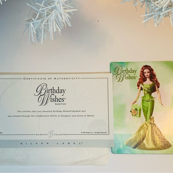 Birthday Wishes Barbie Silver Label - Picture 9 of 10